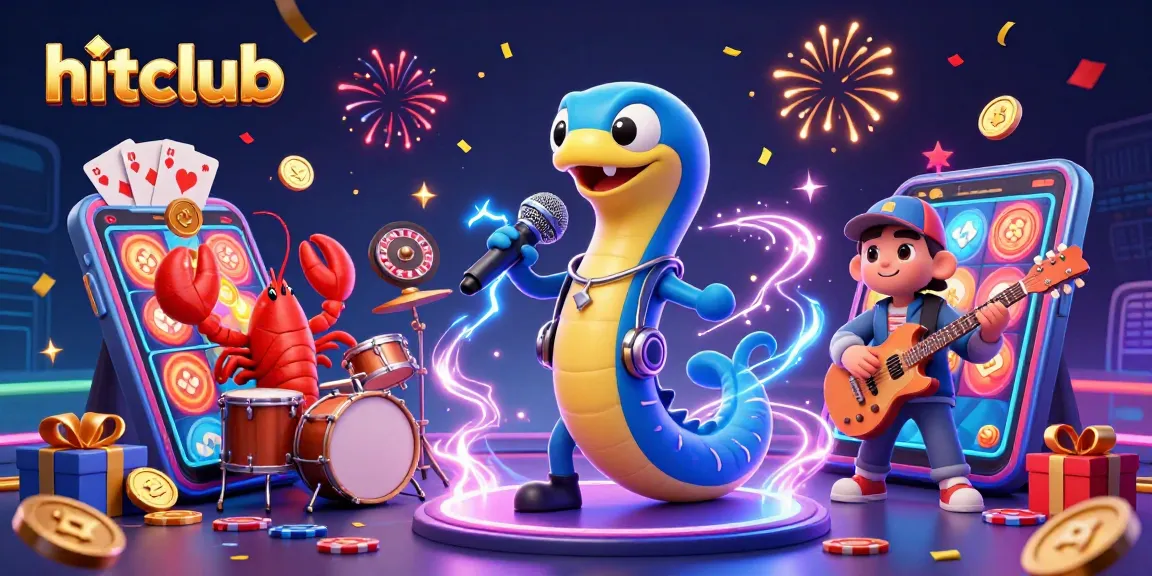 hitclub electrifies the underwater casino stage with a DJ show, gold coins, and vibrant game elements