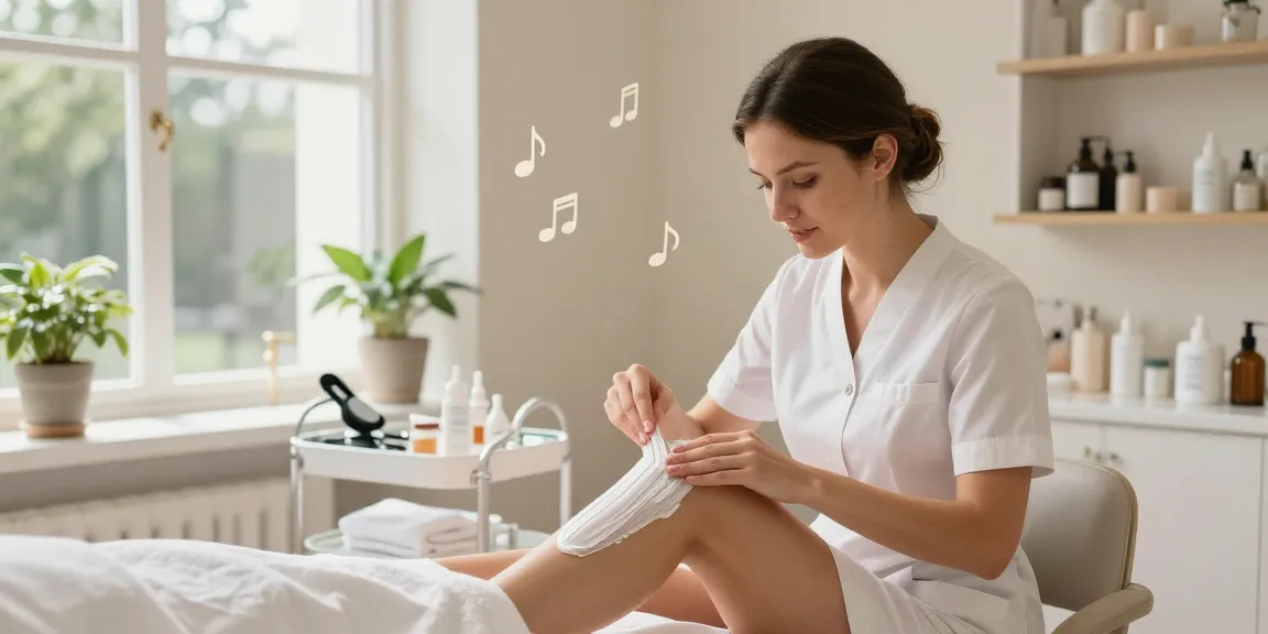 Waxing Colchester service in a serene beauty salon with natural light.